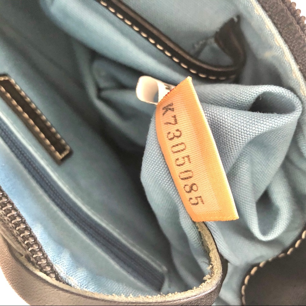 Dooney & Bourke Black/Multicolor Coin Logo Canvas Handbag - Picture 15 of 15